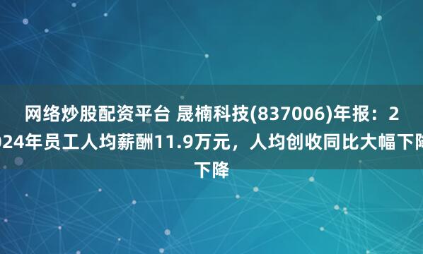 网络炒股配资平台 晟楠科技(837006)年报：2024年员工人均薪酬11.9万元，人均创收同比大幅下降