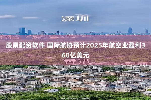股票配资软件 国际航协预计2025年航空业盈利360亿美元